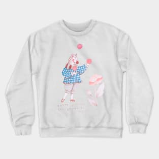 Juggling Zebra's Favorite Clown Outfit Crewneck Sweatshirt